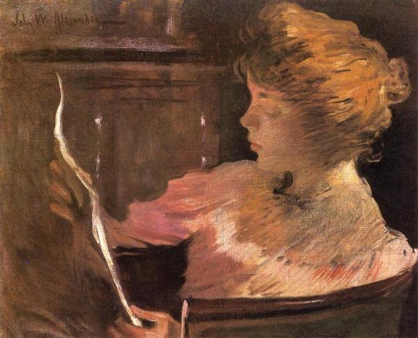 Jesse Steele Reading by John White Alexander