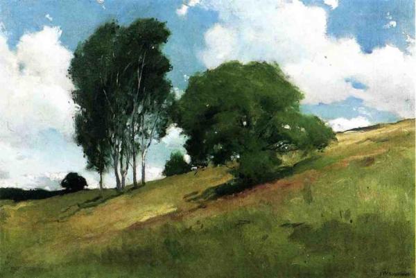 Landscape Painted At Cornish, New Hampshire by John White Alexander
