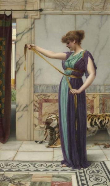 A Pompeian Lady by John William Godward