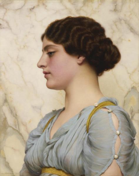 A Roman Beauty by John William Godward