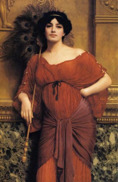 A Roman Matron by John William Godward Oil Painting Reproductions