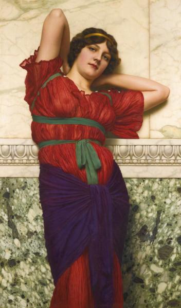 Contemplation by John William Godward