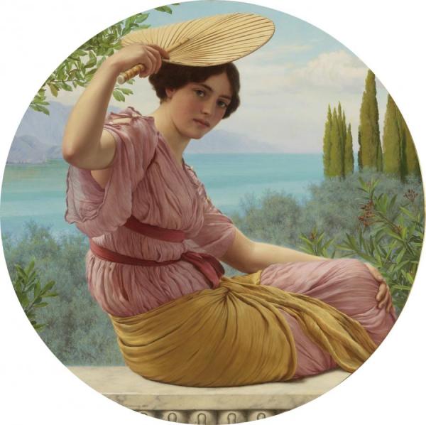 Golden Hours (expectancy) by John William Godward