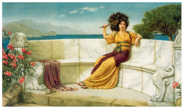 John William Godward In The Prime Of The Summertime