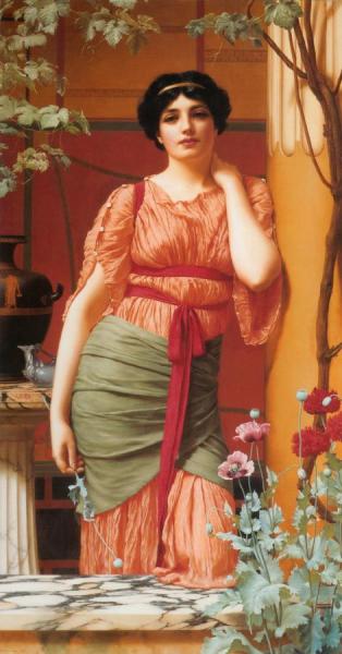 Nerissa, 1906 by John William Godward