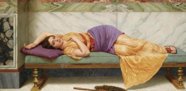 John William Godward The Day Dream