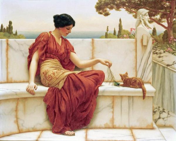 John William Godward The Favourite