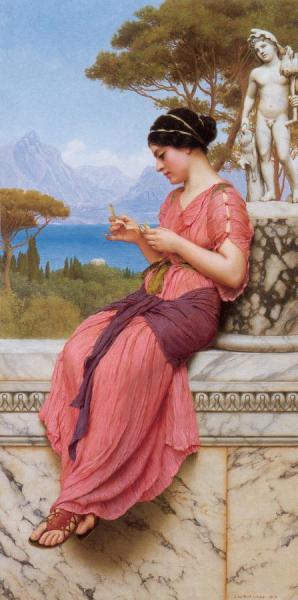 The Love Letter by John William Godward Oil Painting Reproductions
