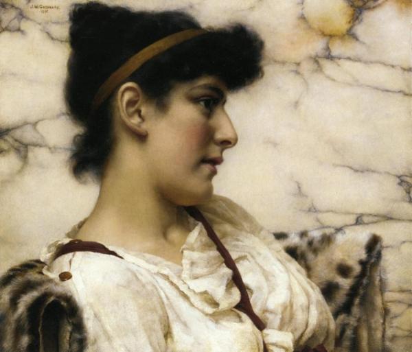 The Siesta by John William Godward