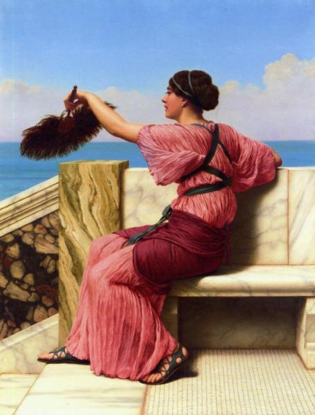 The Signal by John William Godward