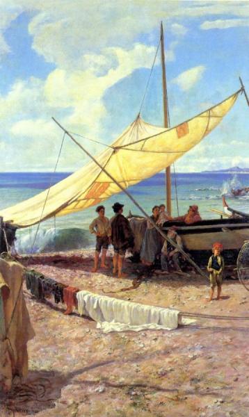 The Fishermen by John William Hennessey