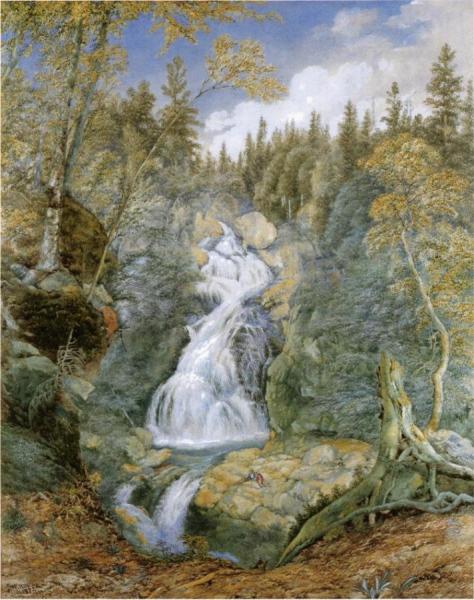 John William Hill Crystal Cascade, White Mountains