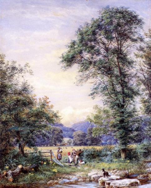 John William Hill Picking Berries