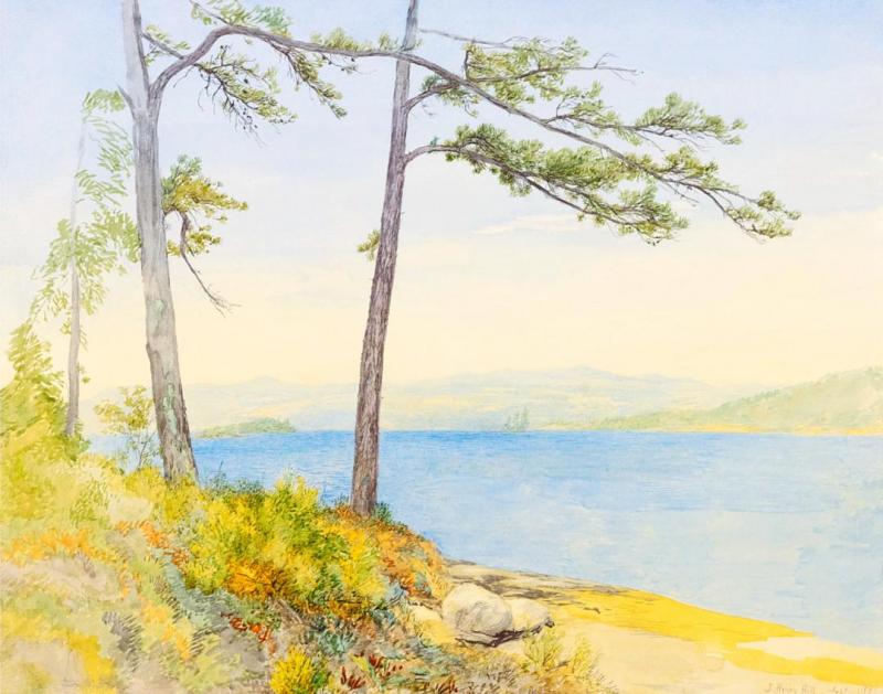 Lake George, September, 1880 by John William Hill