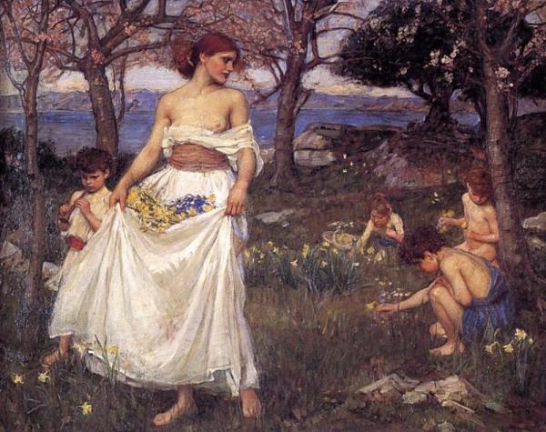 John William Waterhouse A Song Of Springtime