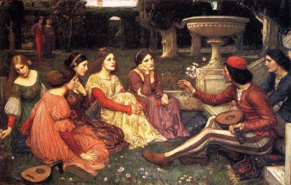 A Tale From The Decameron by John William Waterhouse
