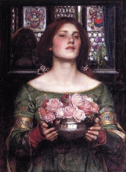 John William Waterhouse Gather Ye Rosebuds While Ye May