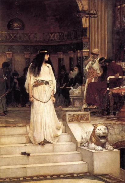 Mariamne Leaving The Judgement Seat Of Herod by John William Waterhouse Oil Painting Reproductions