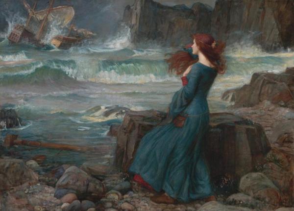 Miranda,the Tempest by John William Waterhouse