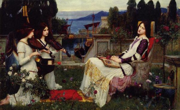 Saint Cecilia by John William Waterhouse