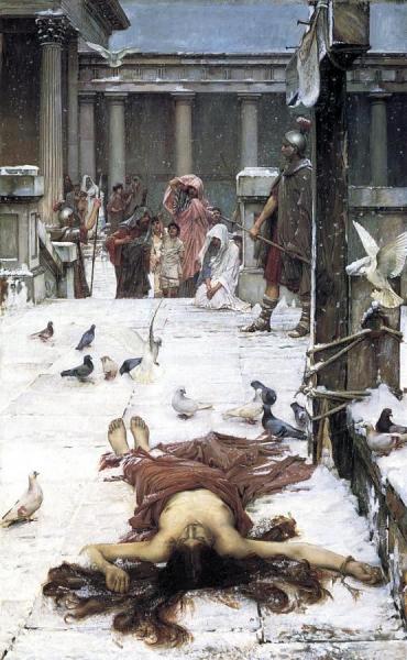 Saint Eulalia by John William Waterhouse