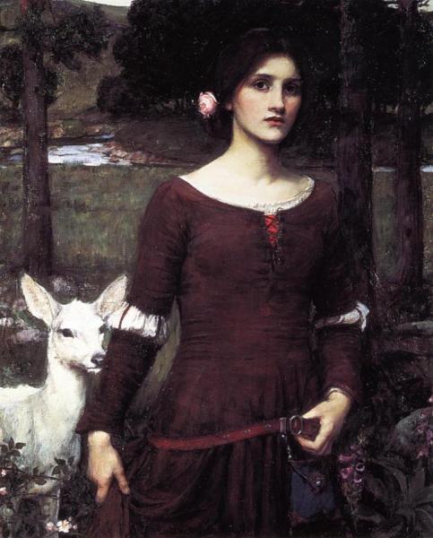 The Lady Clare by John William Waterhouse Oil Painting Reproductions