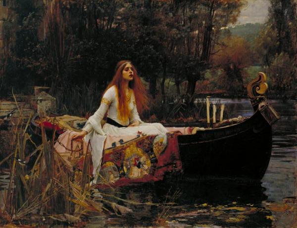John William Waterhouse The Lady Of Shalott