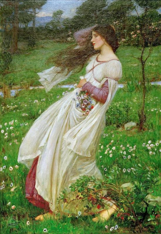 John William Waterhouse Windflowers