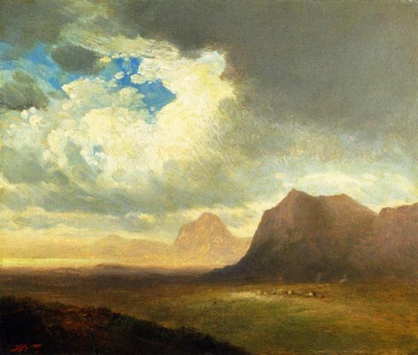 John Williamson Landscape With Cliffs