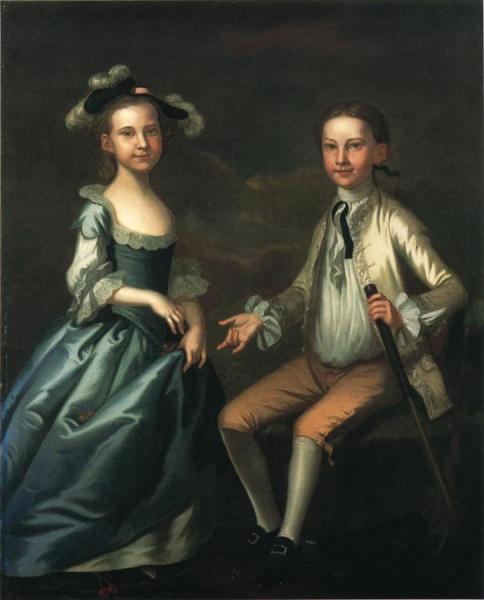 Warner Lewis Ii And Rebecca Lewis by John Wollaston