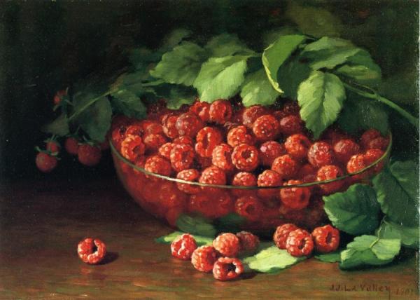 Raspberries by Jonas Joseph Lavalley