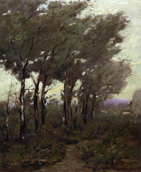 Birches by Jonas Lie