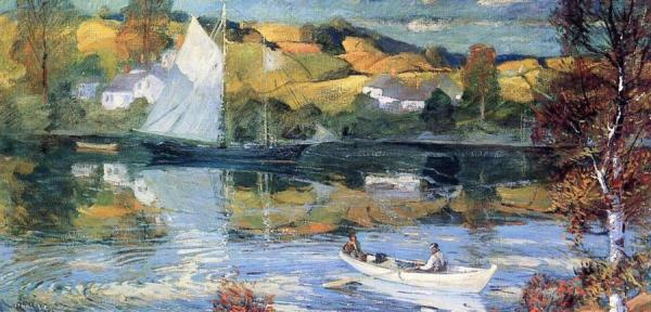 On The Lake by Jonas Lie