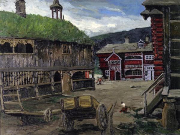Quiet Town (norway) by Jonas Lie Oil Painting Reproductions