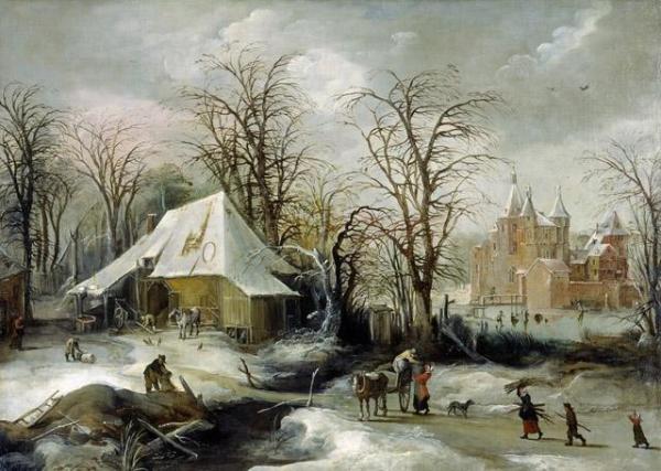 Winter-scene by Joos De Momper