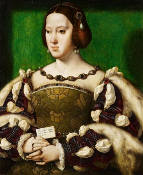 Eleanor Of Austria, Queen Of France by Joos Van Cleve