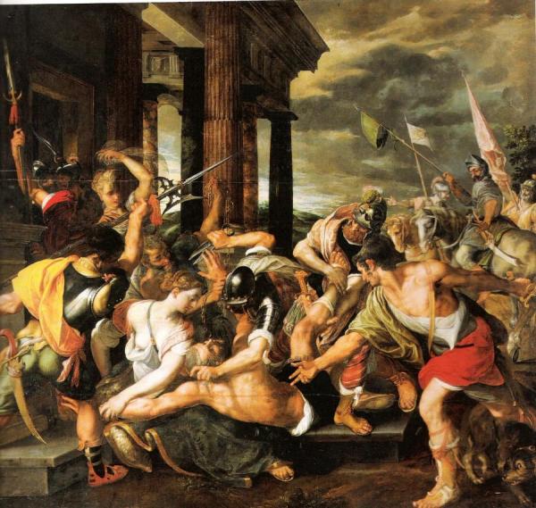 Samson And Delila by Joos Van Winghe