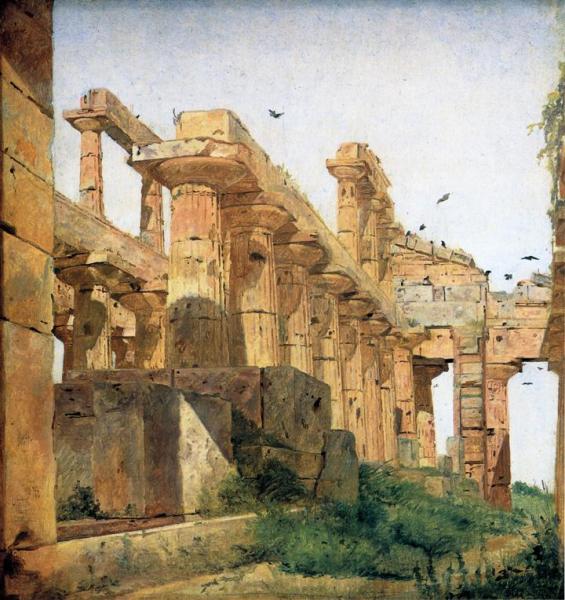 The So-called Temple Of Poseidon, Paestum by Jorgen Roed