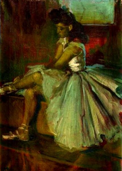 Bailarina by Jose Bardasano Baos Oil Painting Reproductions