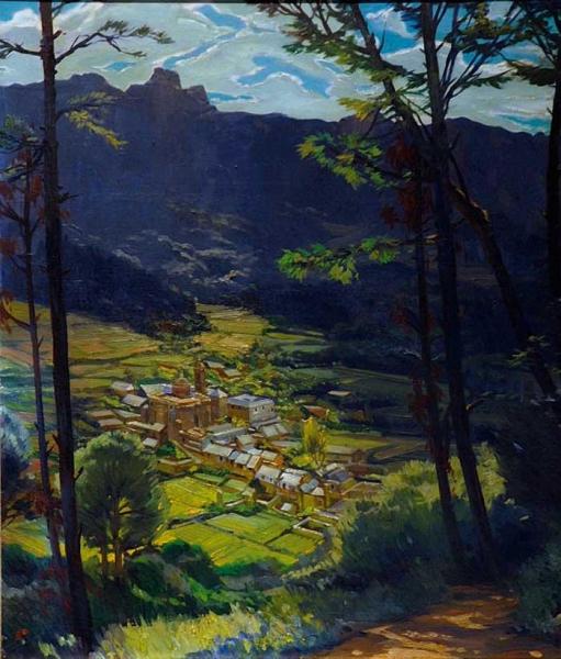 Paisaje by Jose Bardasano Baos