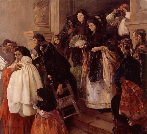 El Bautizo by Jose Benlliure Gil
