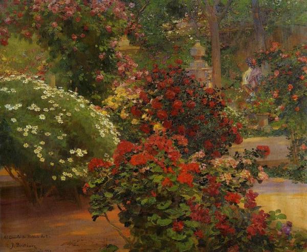 El Jardin by Jose Benlliure Gil