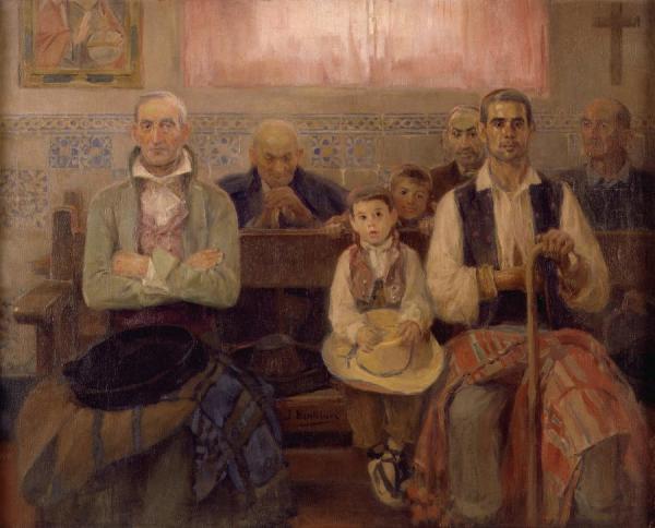 En La Misa by Jose Benlliure Gil