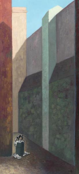 Jose Chavez Morado Untitled (buildings), 1976