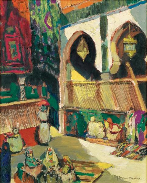 The Carpet Maker by José Cruz Herrera