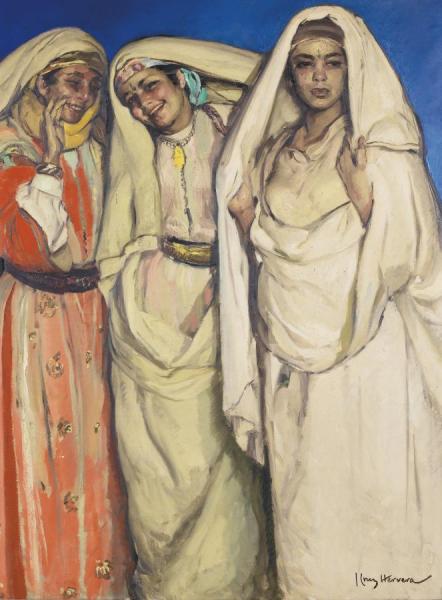 The Confidence by José Cruz Herrera Oil Painting Reproductions