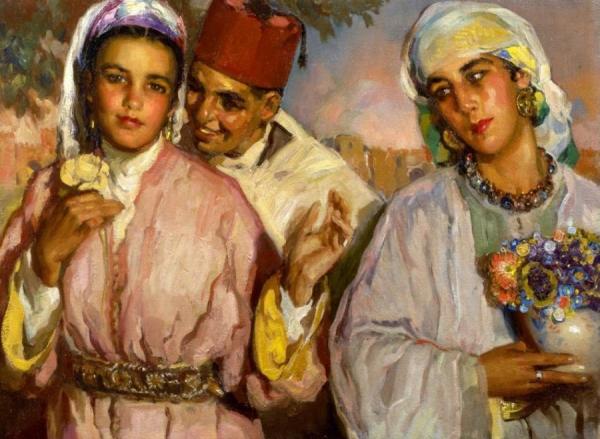 The Fiancés by José Cruz Herrera