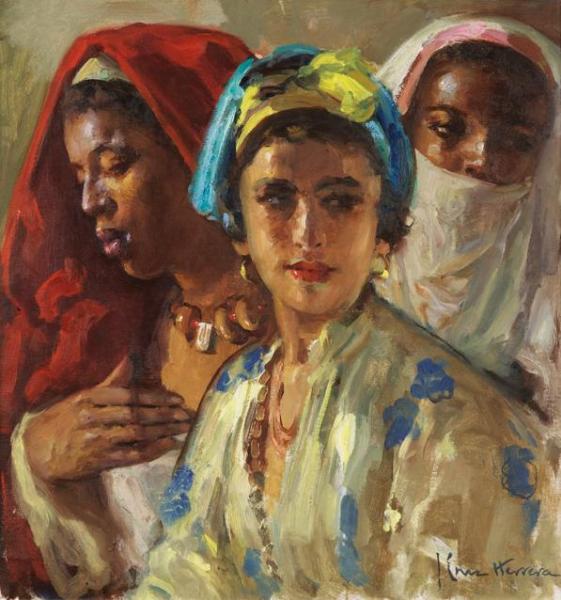 Three Moroccan Beauties by José Cruz Herrera