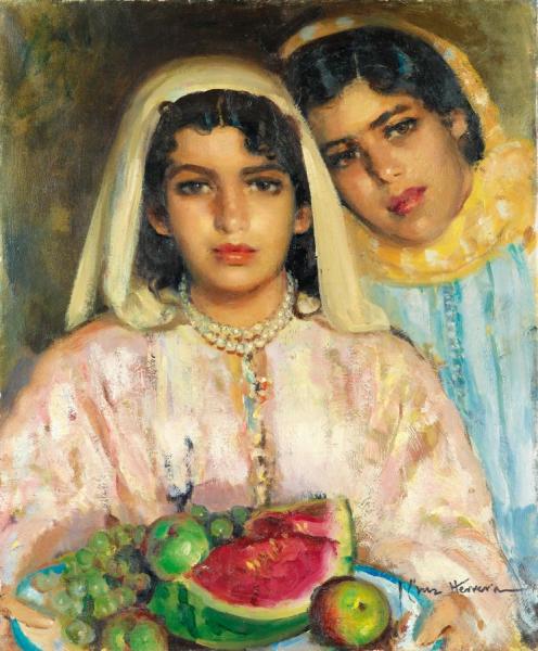 Zohra Et Jasmina by José Cruz Herrera