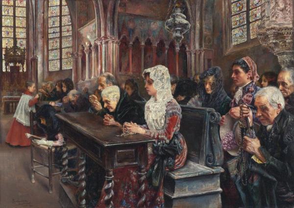 Mass(1900) by Jose Gallegos Y Arnosa